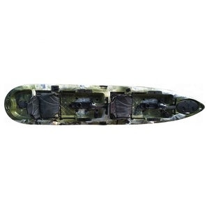 2019 Tendance 14ft Tandem <span class=keywords><strong>Pêche</strong></span> <span class=keywords><strong>Kayak</strong></span> <span class=keywords><strong>De</strong></span> Chine Pédale Entraînement Pêcheur Bateau Canoë pour Adultes - Product Image 1