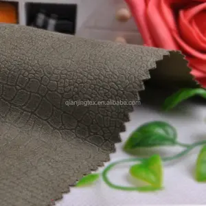 Tela de ante de microfibra suave de poliéster para tapicería, alta calidad