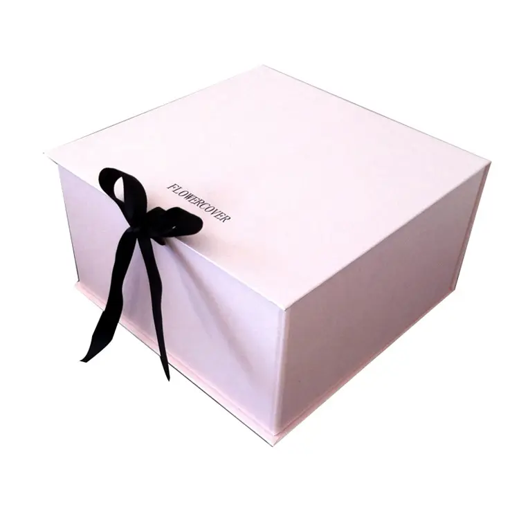 Boîte cadeau pour bonbons cookies chocolat, 50 pièces, Logo personnalisé, boîte-cadeau pour vêtements, robe de bain avec fermeture à ruban