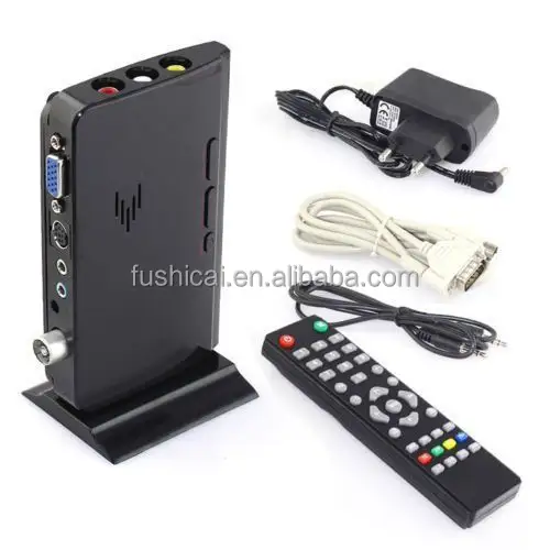 External digital terrestrial tv Receiver HDTV LCD TV Box / Analog TV Tuner Box / CRT Monitor Set Top Boxes