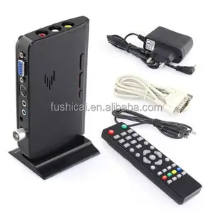 External digitalen terrestrischen tv Receiver HDTV LCD TV Box / Analog TV Tuner Box / CRT Monitor Set Top Boxes