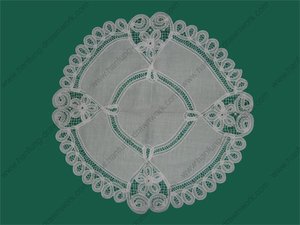 Crochet della mano del ricamo nozze di <span class=keywords><strong>cotone</strong></span> tovaglia - Product Image 2