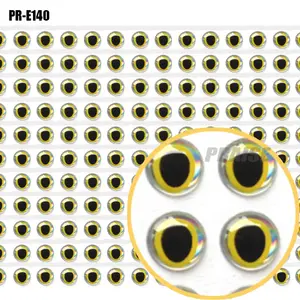 钓鱼诱眼PR-E140 3D全息眼飞飞绑扎材料