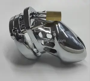 Jaula para pene de Metal cromado, de <span class=keywords><strong>castidad</strong></span>, CB6000S, tamaño pequeño - Product Image 1