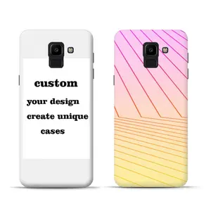 Casing ponsel 3D sublimasi kustom LOGO gradien Polyline tahan air untuk Samsung Galaxy S24 Ultra