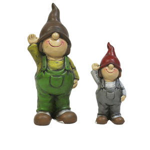 تماثيل خزفية لتزيين الحدائق للأولاد والبنات - Product Image 1