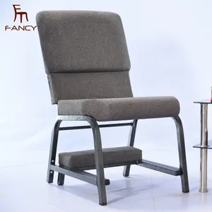 Çin fabrika ağır kilise sandalyesi kneeler ile pew sandalye toptan