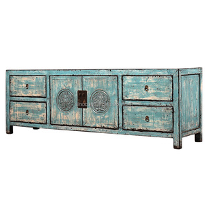 <span class=keywords><strong>Mobile</strong></span> Porta <span class=keywords><strong>TV</strong></span> da Soggiorno Intagliato in Stile Cinese Laccato Lucido Antico - Product Image 2