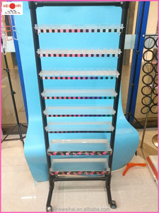 Nouveau design Arrive centre commercial intérieur de haute qualité en métal avec plateau en acrylique kiosque de présentation de vernis à ongles à vendre - Product Image 5