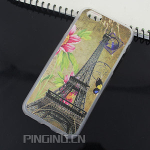 Romantic Paris <span class=keywords><strong>torre</strong></span> Eiffel ultrafino TPU suave <span class=keywords><strong>de</strong></span> <span class=keywords><strong>la</strong></span> contraportada Case para Samsung Galaxy S6 borde G925 - Product Image 3