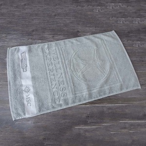 Chất Lượng Hàng Đầu 100% Bông Tay Thể Thao Khăn Tùy Chỉnh Bông Mềm Jacquard Satin Biểu Tượng Phòng Tập Thể Dục Khăn - Product Image 4