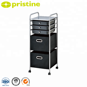 <span class=keywords><strong>2</strong></span> cajones de tela 3 cajones de plástico cajón de almacenamiento carros - Product Image 1
