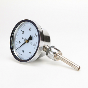 Termómetro <span class=keywords><strong>Industrial</strong></span> Bimetálico TeShi WSS-401 de Acero Inoxidable y Plástico, Sonda de 0-150°C, 300mm, OEM, para Calderas, Tuberías y Hornos - Product Image 5