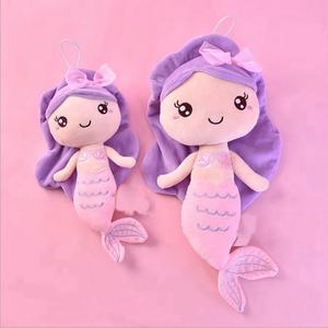 Chica de dibujos animados suave peluche sirena promoción llavero lindo sirena llaveros - Product Image 2