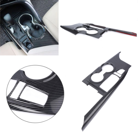 Внутренняя крышка коробки переключения передач для Toyota Camry 2018, автомобильные аксессуары из углеродного волокна