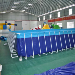 <span class=keywords><strong>Piscine</strong></span> gonflable carrée à cadre en acier de grande taille, bassin à vendre, livraison gratuite - Product Image 3