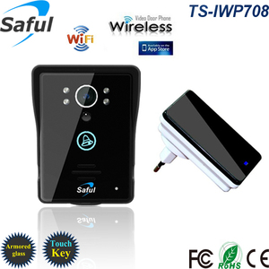 Distintivo Saful marca wireless control remoto tomar fotografías portero sistema de intercomunicación video wifi videoportero - Product Image 2
