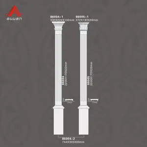 उच्च गुणवत्ता बिक्री के लिए Polyurethane सजावट पु रोमन स्तंभ और स्तंभ