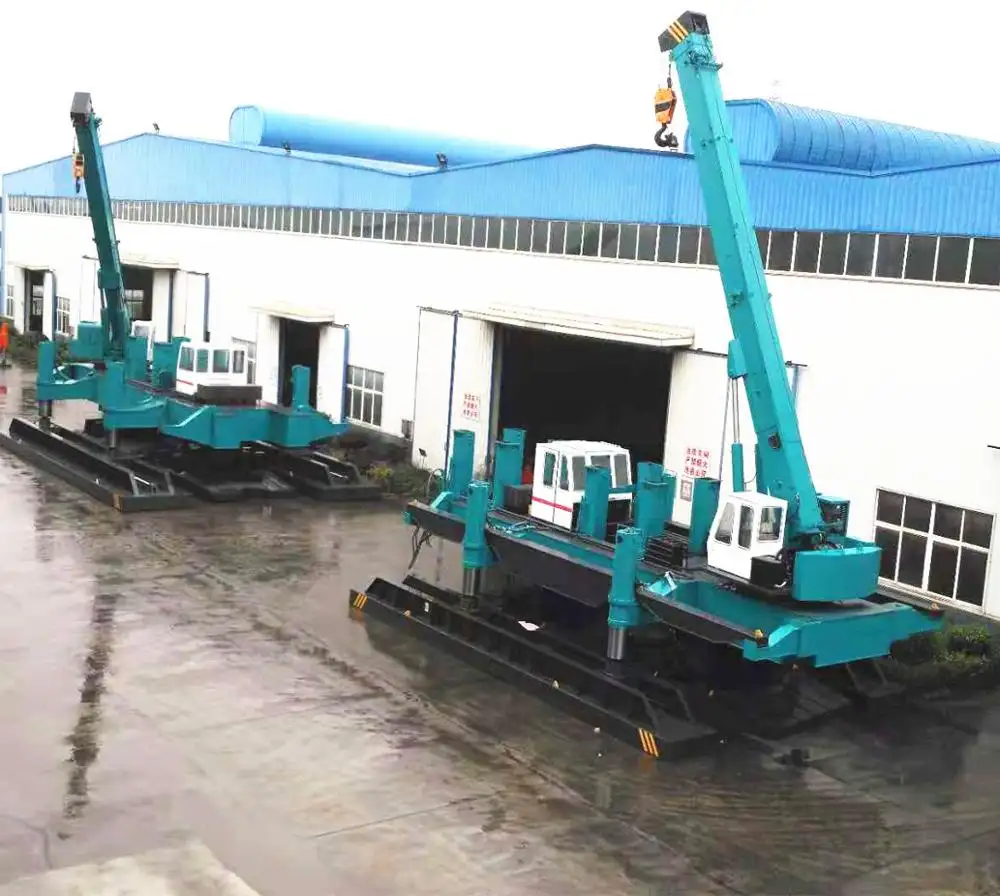 240T Hidrolik Press-In Pile Driver/Konstruksi Pondasi Piling Machine