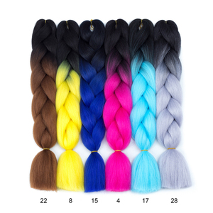 48 Inch Kinky Ultra Braid Màu Sắc Tổng Hợp Tóc Extension <span class=keywords><strong>Braids</strong></span>, 27 613 Braid - Product Image 3