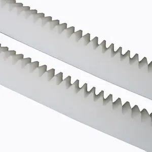 High strength plastic flexible gear rack and pinion