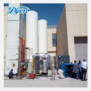 Liquid oxygen and liquid nitrogen generating plant