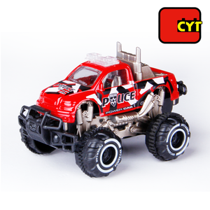 Hot bambini lega di polizia giocattoli cross-country modello tirare indietro morire <span class=keywords><strong>auto</strong></span> cast cina per la <span class=keywords><strong>vendita</strong></span> - Product Image 1
