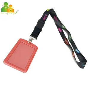 Factory Whole Sale Business Card Holder Lanyard Custom Sublimation Lanyards For Event