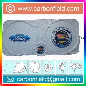 Parasol de Coche Plegable de Tyvek para Ventana Delantera, Parasol de Coche de Nylon Promocional - Product Image 3