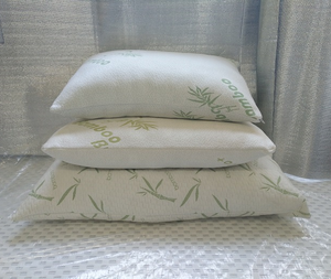 Almohada cervical y para el cuello de espuma viscoelástica triturada de bambú con gel de espuma viscoelástica - Product Image 5