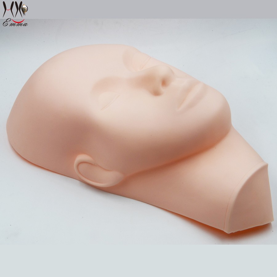 Макияж для перманентного макияжа, 3d-тренировочная голова манекена для замены кожи лица, наборы косметики