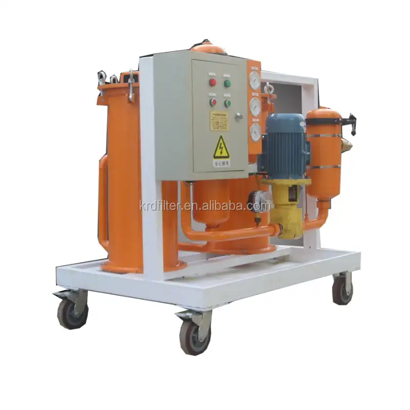 צמיגות גבוהה GLYC-50 מכונה מחזור שמן מנוע פסולת מיחזור שמן משומש ציוד