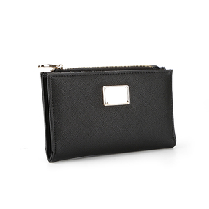 7818 di Buona Qualità di Nuovo Modo di Commercio All'ingrosso Della Cina Produttore <span class=keywords><strong>Nero</strong></span> Breve Delle Donne Dell'unità di Elaborazione di Cuoio Del Raccoglitore - Product Image 2