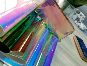 Lapisan pelangi laminasi warna-warni TPU 0.5mm untuk desain tas tangan - Product Image 6