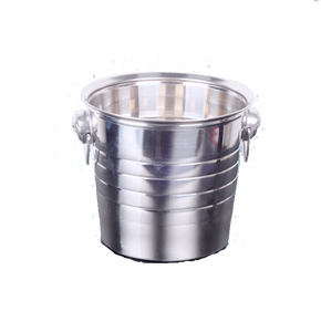 Cocina Bar Premium plata del acero inoxidable cubo de hielo, <span class=keywords><strong>3</strong></span>,5 L gran cubo de vino cerveza con Scoop - Product Image 1
