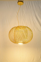 (XCP6542) 2016 nouveau lustre Anwar lampe T30 suspension moderne LED noir métal fer matériel suspension lampe métal maille E27 95