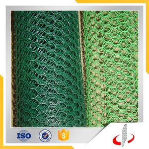 Rollo De <span class=keywords><strong>Malla</strong></span> De Alambre <span class=keywords><strong>Hexagonal</strong></span> Revestido DEL PVC <span class=keywords><strong>Gallinero</strong></span> Para Protección - Product Image 1