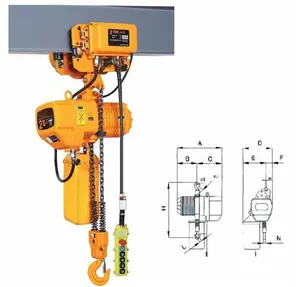 MAIN PRODUCT ac 220V,380V,cad drawing electric hoist chain crane with good price