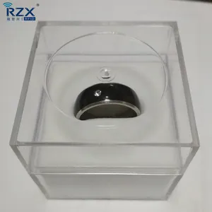 Özel Logo gösterge ışığı 13.56Mhz NFC Ring ödeme