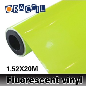 Ropa del coche de 1.52*20 m con air release estirable Película Del Abrigo Del Coche Del Vinilo de color amarillo Fluorescente - Product Image 1