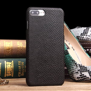 Premium pu cuero serpiente líneas caja del teléfono celular para el iPhone 7 - Product Image 4
