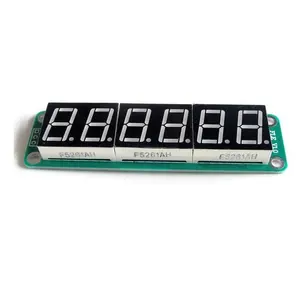 Taidacent Digital Wall Clock Watches 0.56 Inch Red LED Digit Module MAX7219 LED Display Module SPI Digital Clock Module