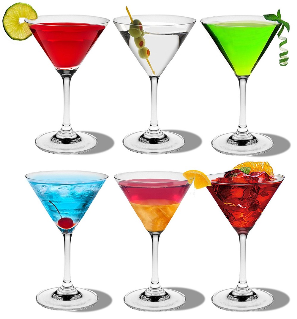 Wholesale 9OZ lead free crystal cocktail glass ,Margaret glass