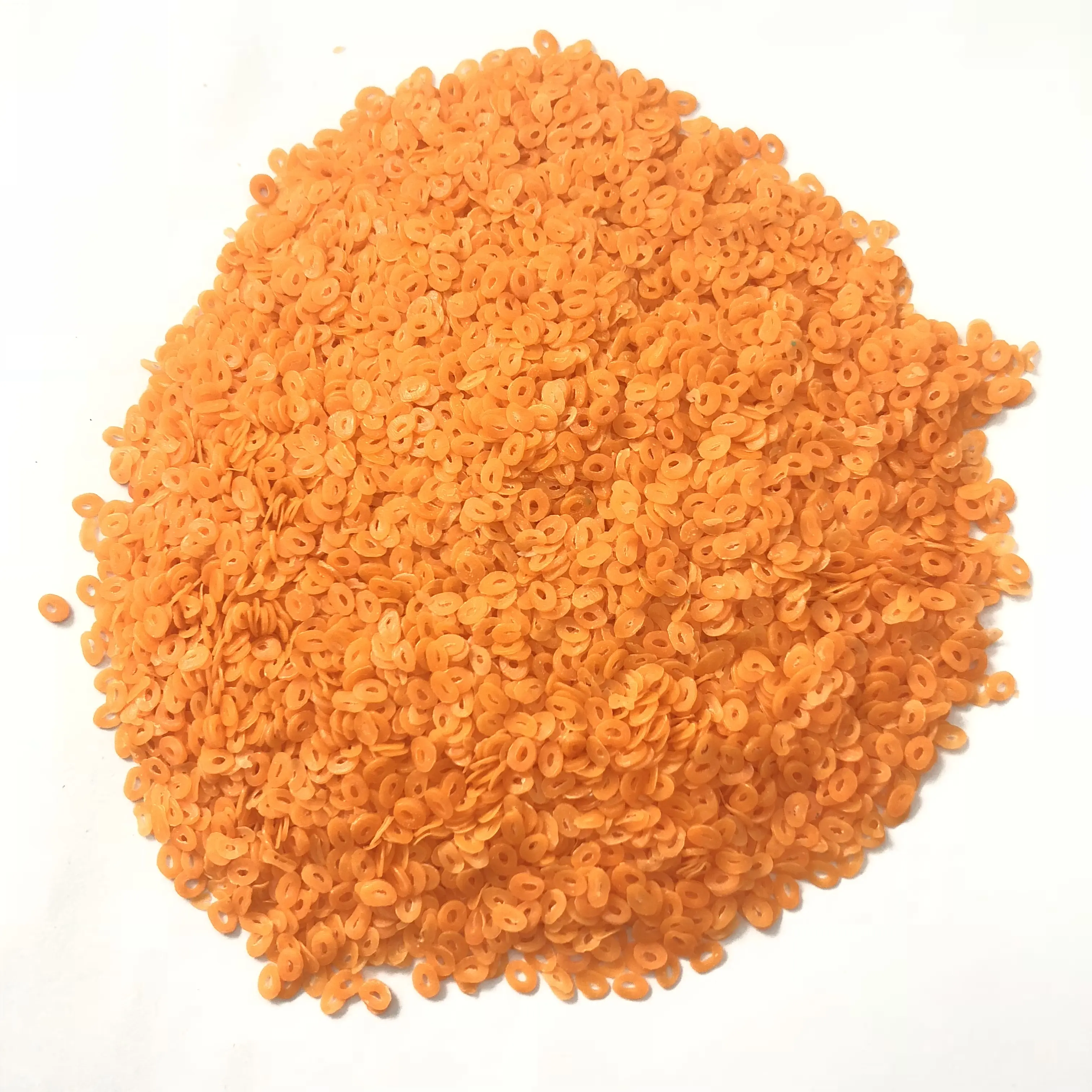 Detergente materiais primas anel de laranja surfacente da enzima colorida forma especkles