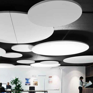 Âm nhạc phòng thu thiết bị bảng điều khiển Trần Polyester khuếch tán âm thanh Trần đám mây vật liệu cách âm tấm Tường nội thất - Product Image 2