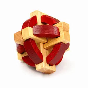 Pendidikan kustom murah 3d puzzle kayu solusi