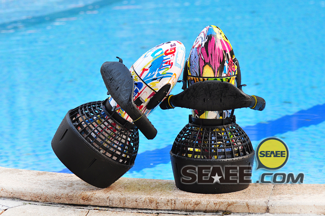 Water Jet Scooter Dual Speed Underwater Propeller Diving Equipment Water Cooled Scooter