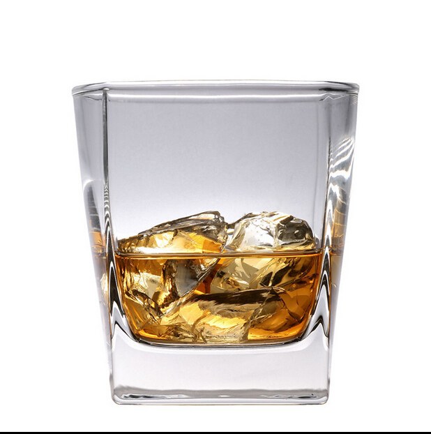 Factory direct supply square whiskey glass cup