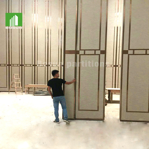 DIVISORIOS MÓVILES PARA SALA DE REUNIONES DE HOTEL DE 5 ESTRELLAS, PUERTA CORREDIZA, DIVISORIO MODERNO DE ALUMINIO CON AISLAMIENTO ACÚSTICO Y RESISTENTE AL FUEGO - Product Image 3