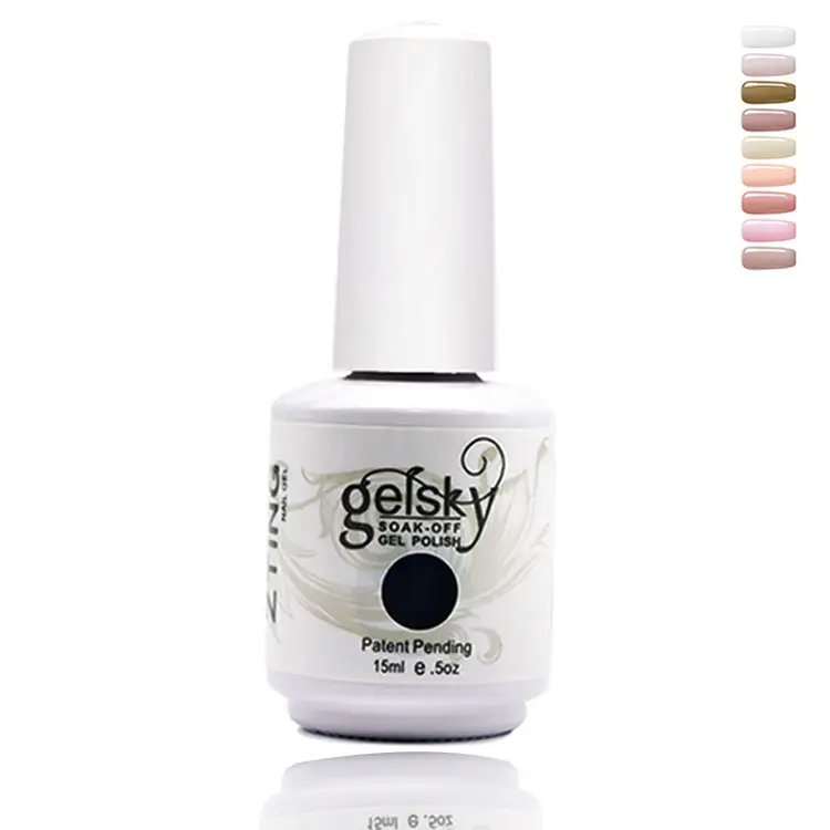 Gel Polish Set-Naakt Grijs Serie 12 Kleuren Nail Art Gift Box, soak Off UV LED Gel Nail Kit 15 ml